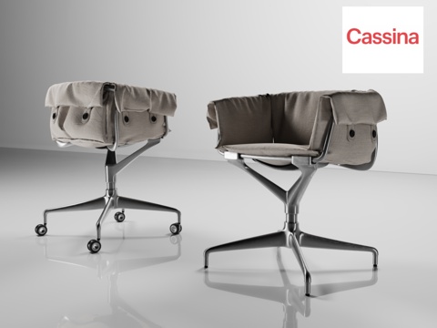  Cassina办公单椅3d模型 