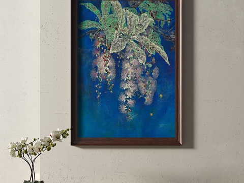  复古，中古，装饰画3d模型 