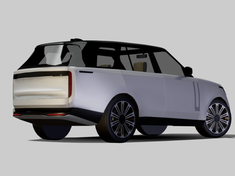  路虎揽胜3d模型 