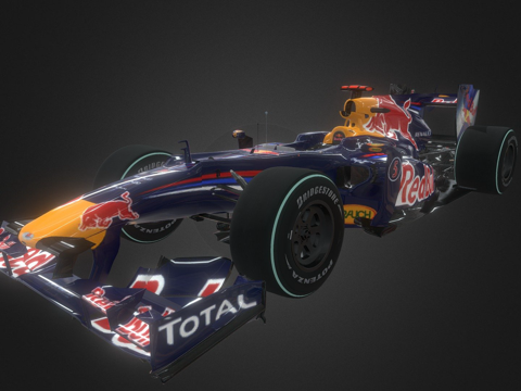  红牛RB63d模型3d模型 