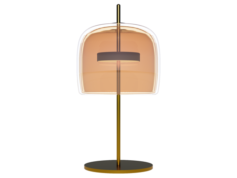 台灯 装饰灯具 氛围灯具 金属台灯 玻璃台灯su模型