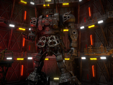  机库里克多姆3d模型 