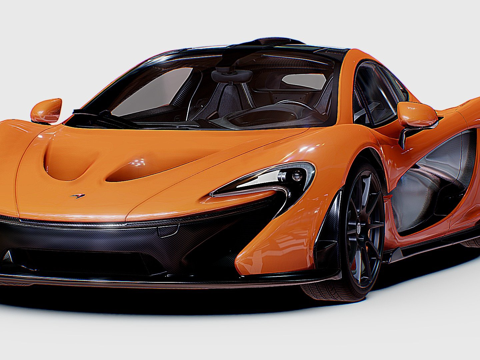  迈凯伦 P1 - www.vecarz.com3d模型 