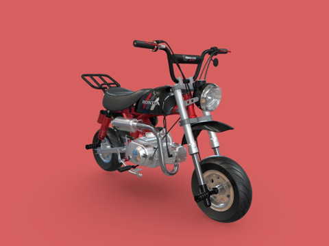  本田猴子3d模型 