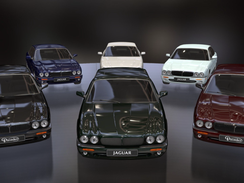  捷豹-戴姆勒 XJ X308 套装3d模型 