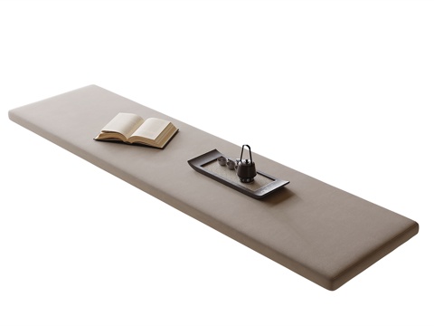  现代飘窗垫3d模型 