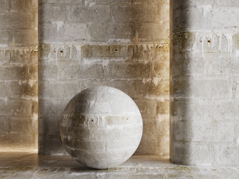 现代砖墙 青石砖墙 脏旧砖墙 仿古砖墙 工业砖墙su模型