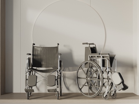 现代轮椅 手动轮椅 电动轮椅 医用轮椅3d模型