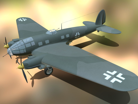  亨克尔-He-1113d模型 