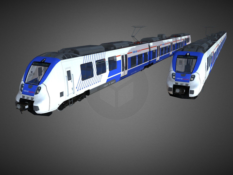  庞巴迪Talent 2-BR 442-国家快车3d模型 