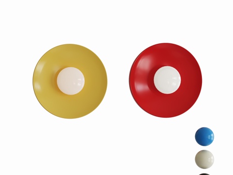 多巴胺儿童壁灯su模型