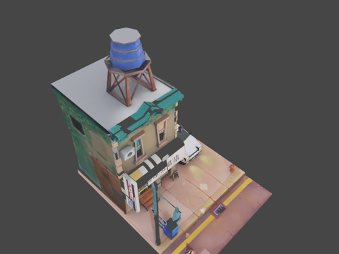  [头文字D]藤原豆腐店-AE863d模型 