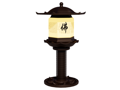 庭院灯 园林灯 园林景观构件su模型su模型