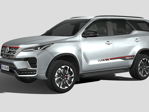  丰田奔跑者TRD 2021款3d模型 