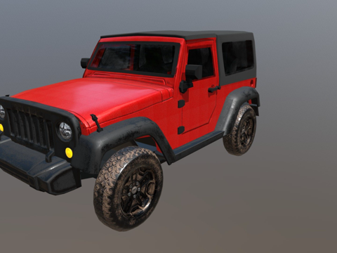  吉普牧马人罗宾汉3d模型 