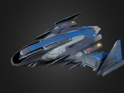  明塔卡护卫舰3d模型 