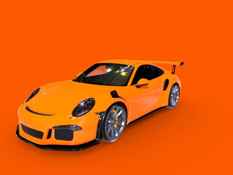  保时捷911 GT3 RS（991.1）'163d模型 