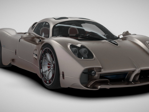  帕加尼乌托邦20233d模型 