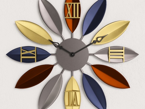  北欧挂钟 装饰钟 时钟 墙钟3d模型 