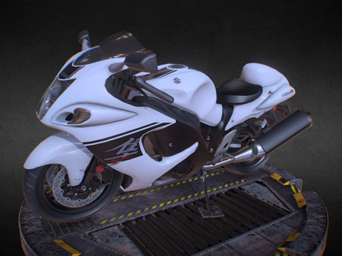  铃木RSX1300R隼3d模型 