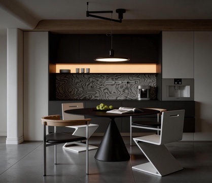  餐厅 餐桌椅组合 餐边柜 装饰品 酒柜3d模型 