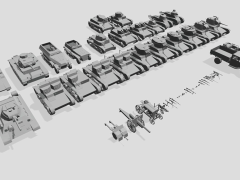  游戏开发团队套件！3d模型 