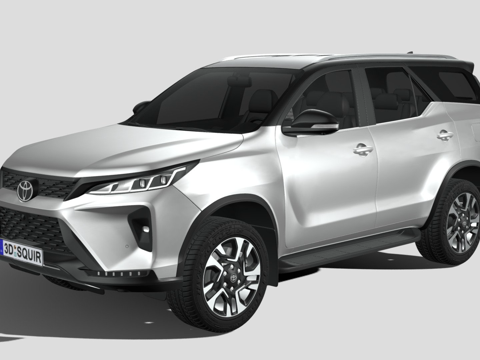  丰田奔跑者2021款3d模型 