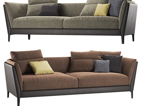  Poltrona Frau - Bretagne 沙发 23d模型 