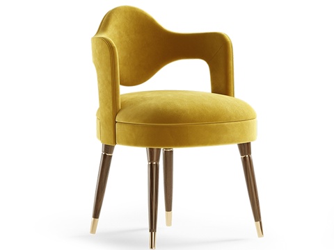  单椅 餐椅 书椅3d模型 