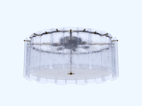 吸顶灯 水晶吸顶灯 金属吸顶灯su模型