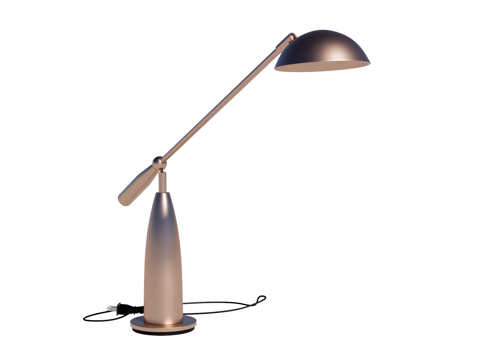 台灯 装饰灯具 氛围灯具 金属台灯su模型