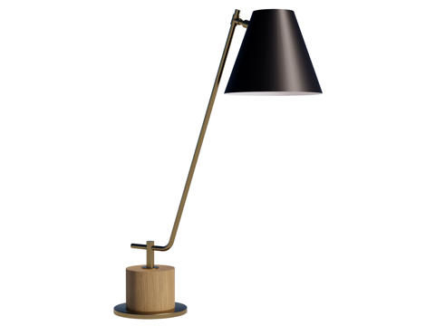  台灯 装饰灯具 氛围灯具 金属台灯su模型 