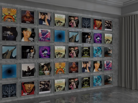  现代挂件3d模型 