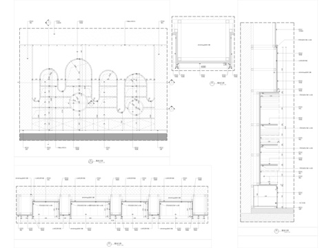 儿童造型柜立面和节点cad施工图