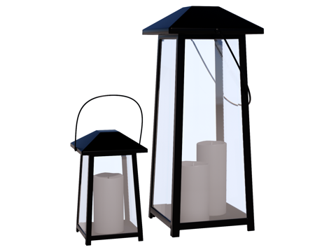 烛台灯 户外灯su模型