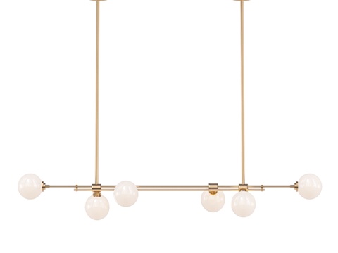  三部曲吊灯3d模型 