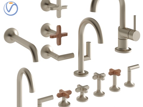  Brizo水龙头 - 奥丁系列3d模型 