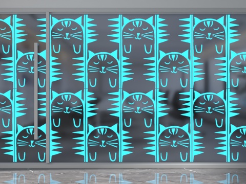  现代隔断3d模型 