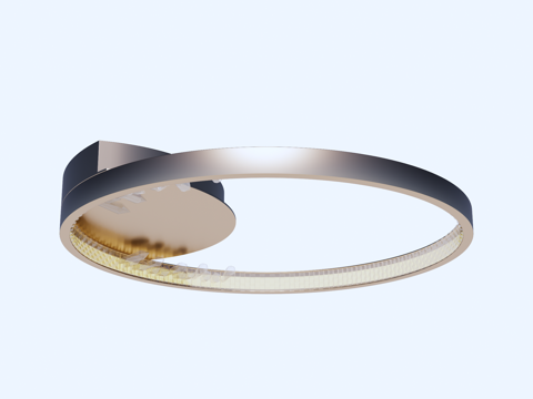 吸顶灯 金属吸顶灯su模型