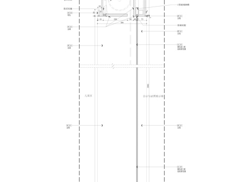 包防火卷帘节点cad施工图
