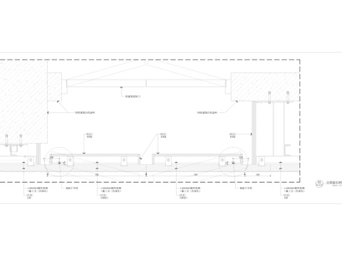 石材暗门节点cad施工图