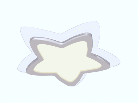 吸顶灯 儿童吸顶灯su模型