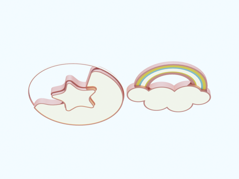 吸顶灯 儿童吸顶灯su模型