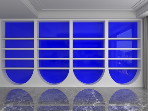  现代置物柜3d模型 