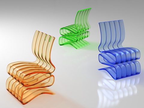  现代椅子3d模型 