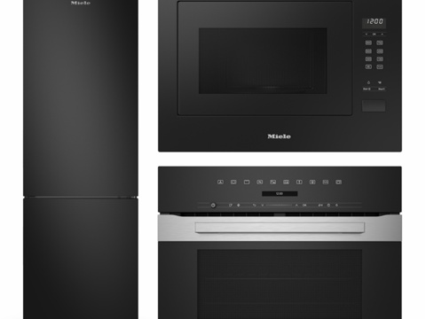  美诺嵌入式厨房电器3d模型 