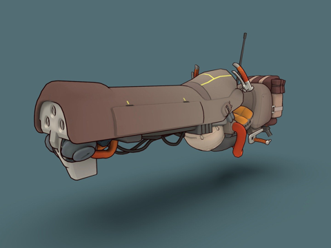  速行者自行车3d模型 