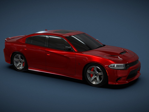  道奇 Charger 20193d模型 