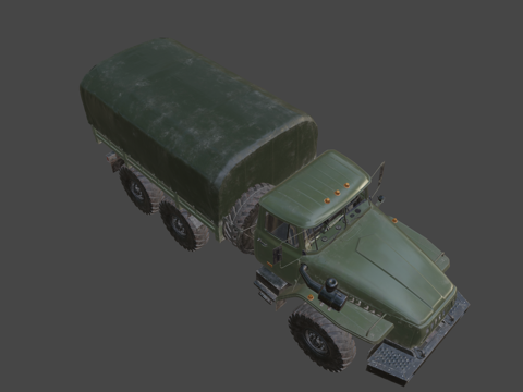  乌拉尔-4320-313d模型 