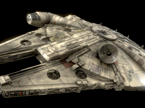  千年隼号3d模型 